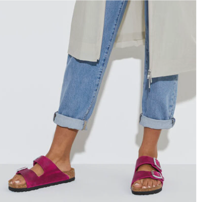 Arizona Fuchsia Oil Leather (Narrow)