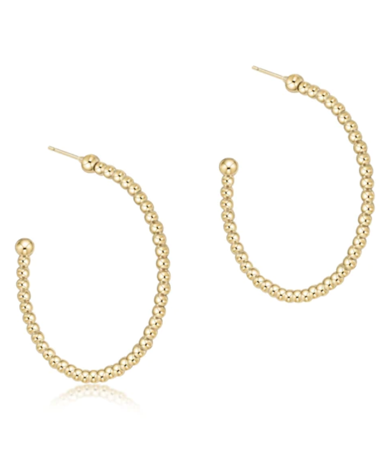 Enewton BEADED CLASSIC HOOP 1.25"