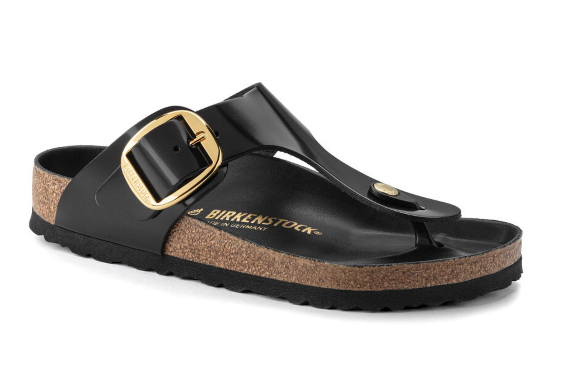 Gizeh Big Buckle Black High Shine