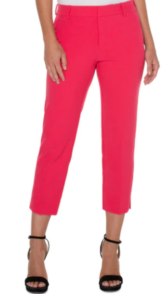 Liverpool Kelsey Crop Trouser - Pink Punch