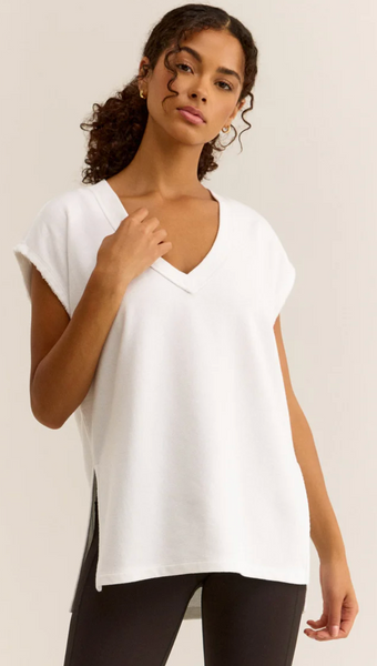 On the Weekends Top - White