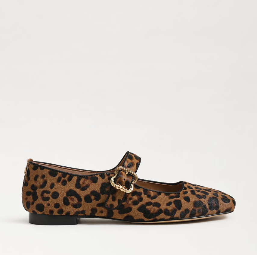 Sam Edelman Michaela Mary Jane Tan Leopard