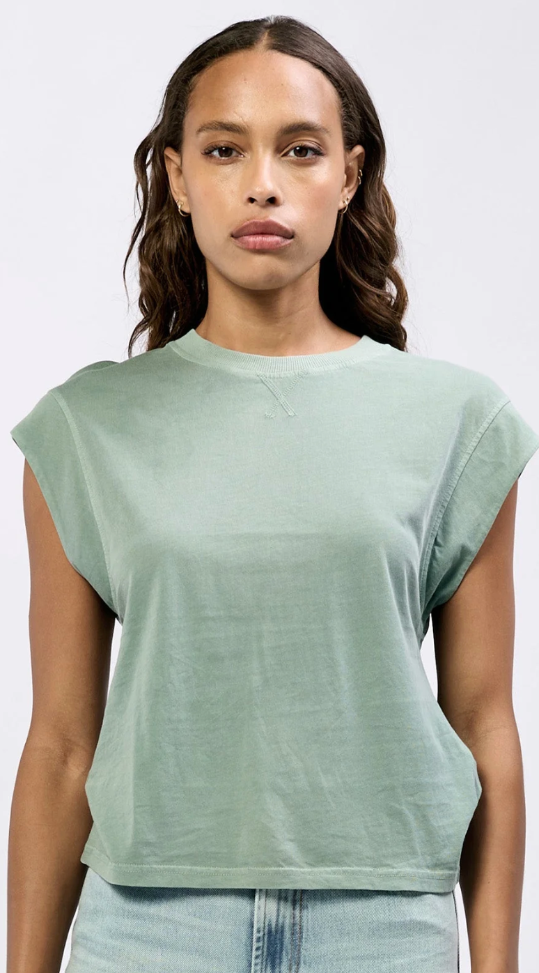 Dear John Rosie Tee Iceberg Green