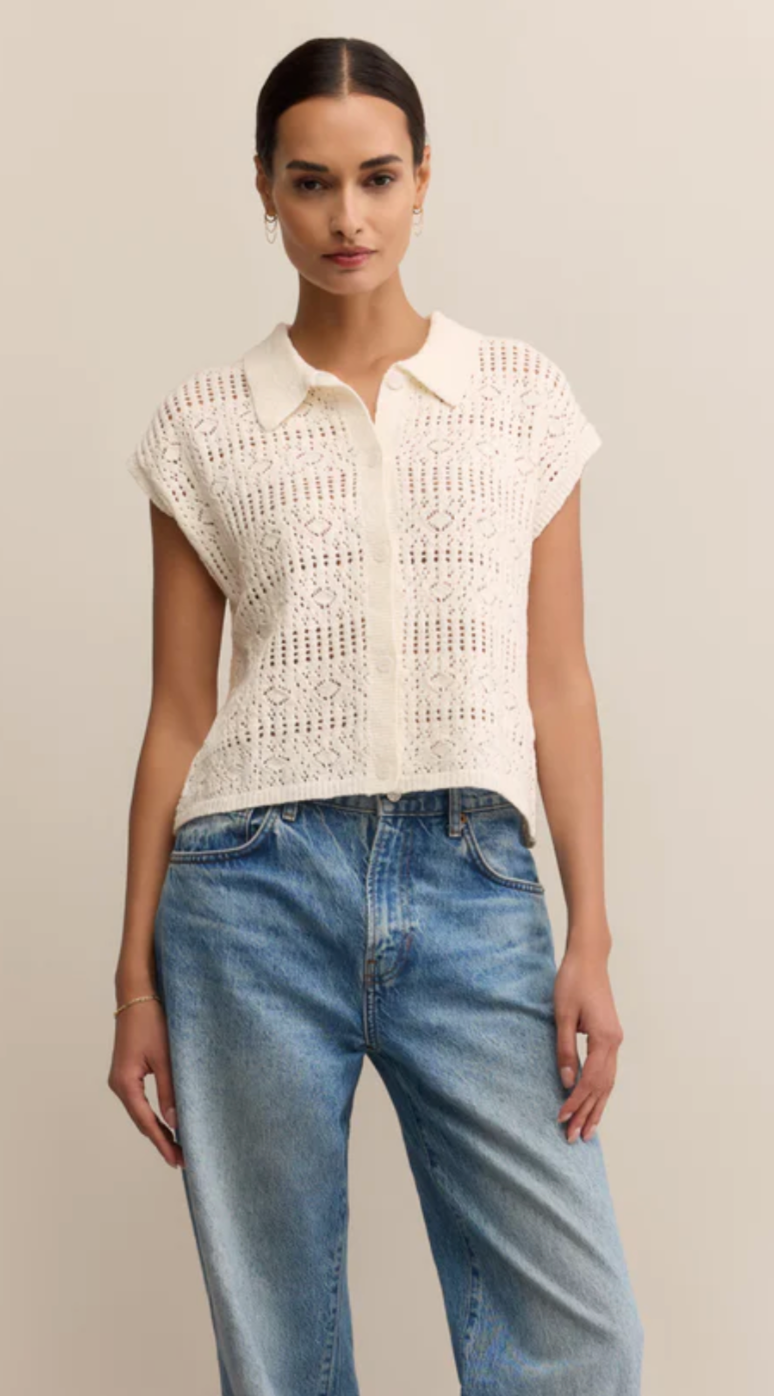 Z Supply Kinsley Sweater White