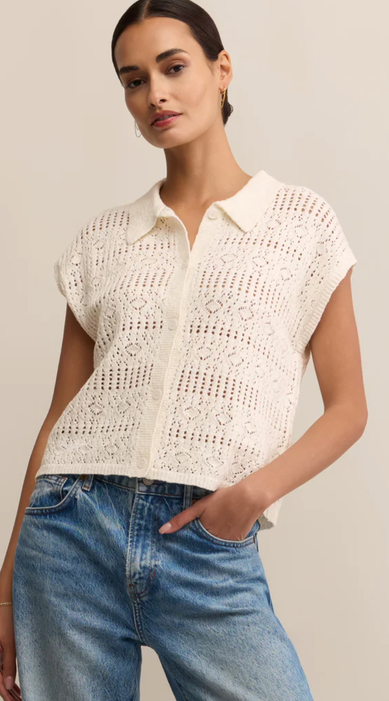 Z Supply Kinsley Sweater White