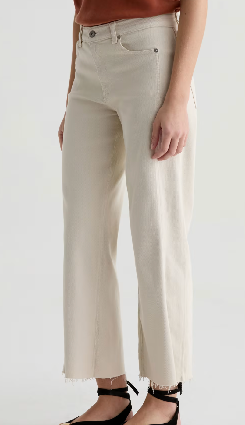AG Denim - Saige Wide Leg Crop Opal Stone