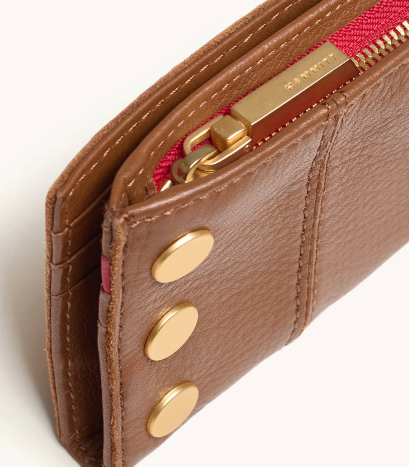 Hammitt 110 North Mahogany Pebbled Leather