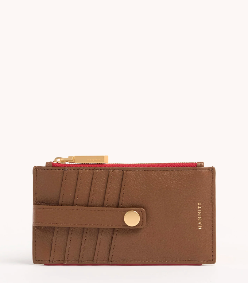 Hammitt 210 West - Mahogany /Red Pebbled Leather