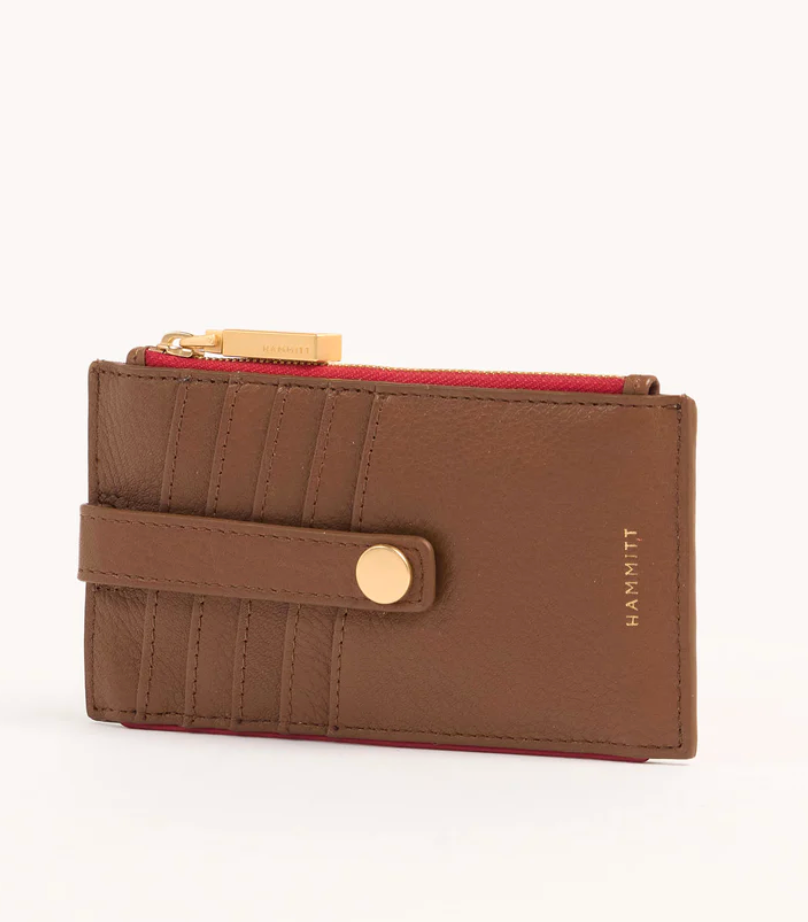 Hammitt 210 West - Mahogany /Red Pebbled Leather