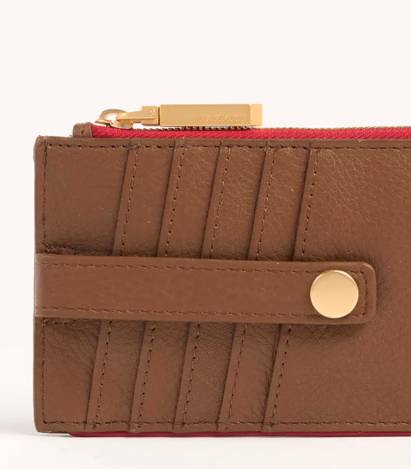 Hammitt 210 West - Mahogany /Red Pebbled Leather