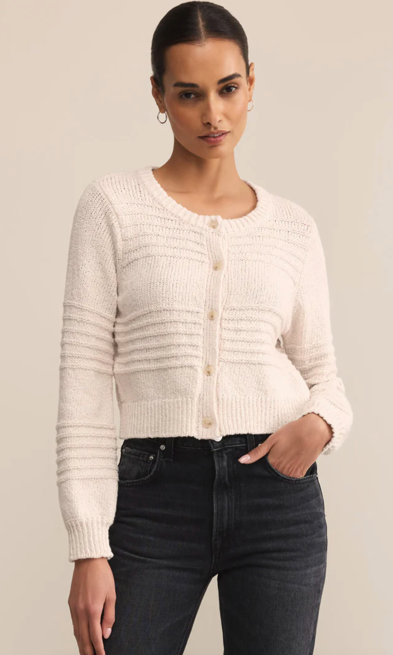 Z Supply Between the Lines Cardigan Crystal