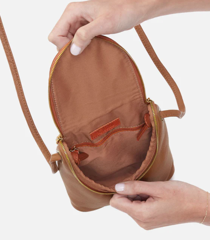 HOBO Fern Crossbody - Warm Honey Pebbled Leather