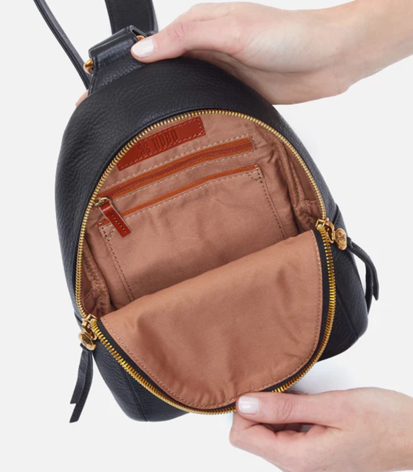 HOBO Fern Sling - Black Pebbled Leather