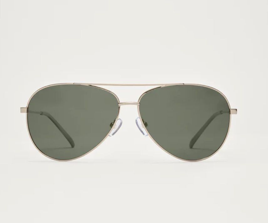 Driver Sunglasses - Gold Grey