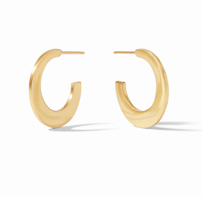 Julie Vos Luna Hoop - Gold