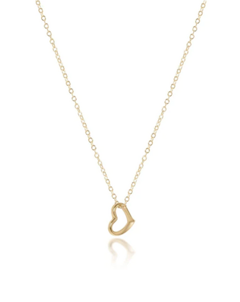 LOVE SMALL GOLD CHARM NECKLACE