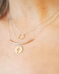 GOLD HALO NECKLACE