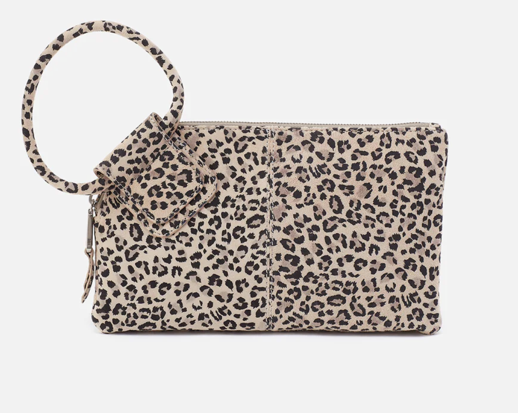 Sable Wristlet - Mini Leopard