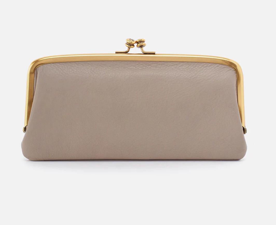 Cora Large Frame Wallet - Taupe