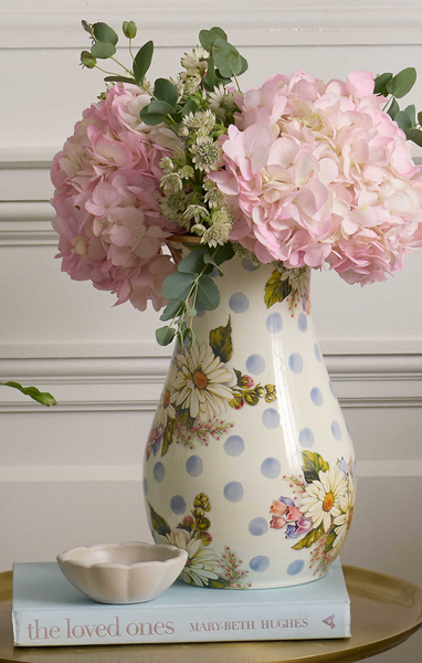 Wildflower Blue Tall Vase