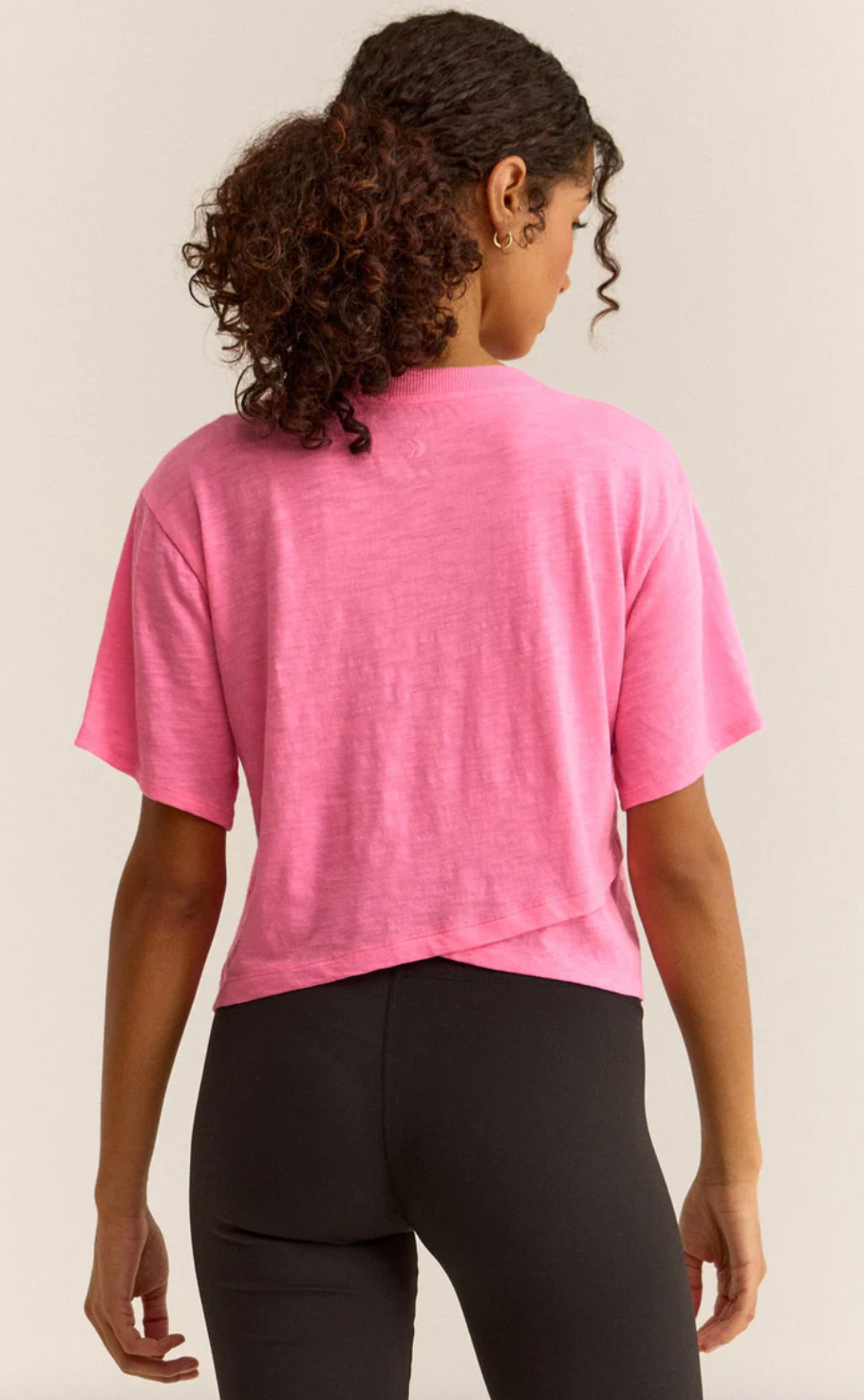 Z Supply Feel the Breeze Tee - Neon Pink