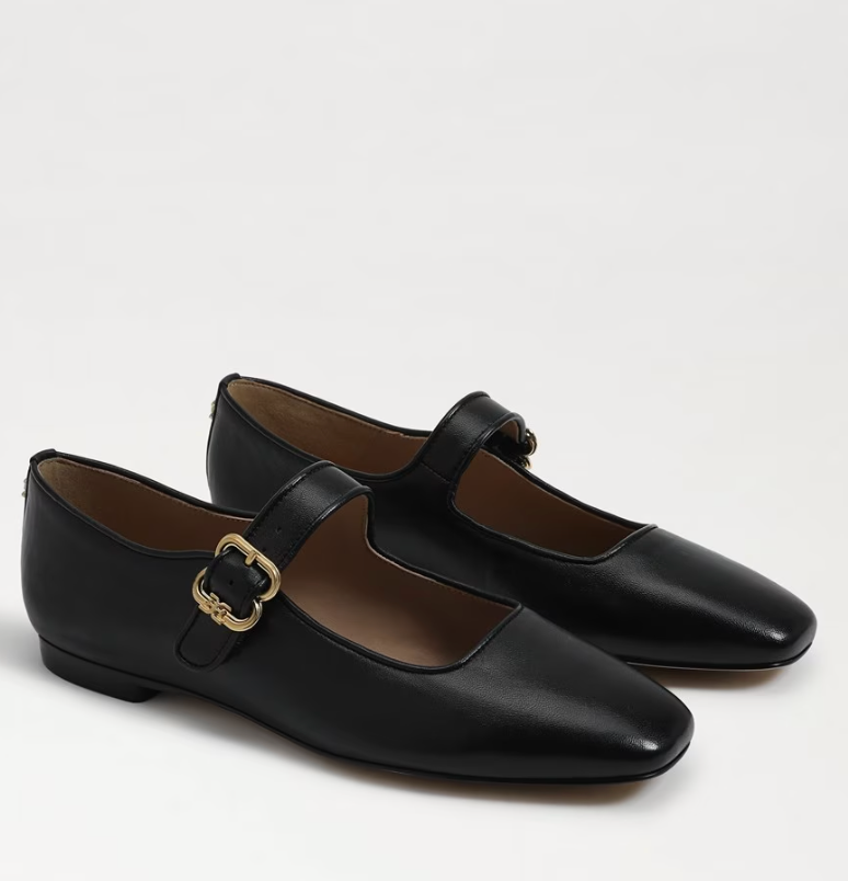 Sam Edelman Mary Jane Flat - Black