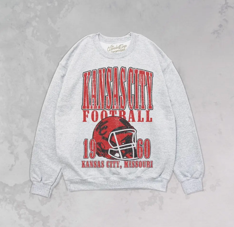 90's Kansas City Chiefs Sweatshirt - Red