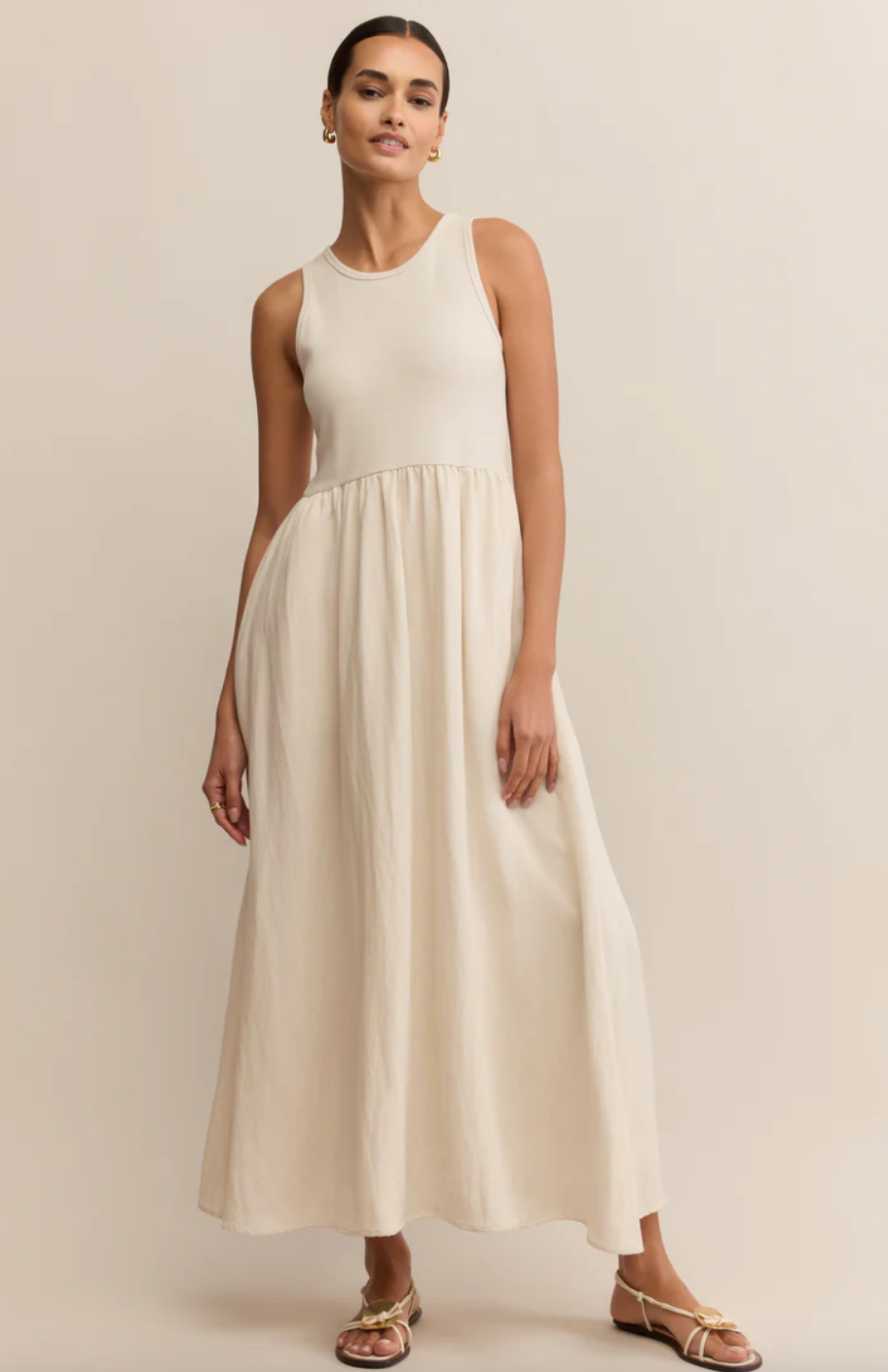 Z Supply Charlotte Midi Dress Crystal