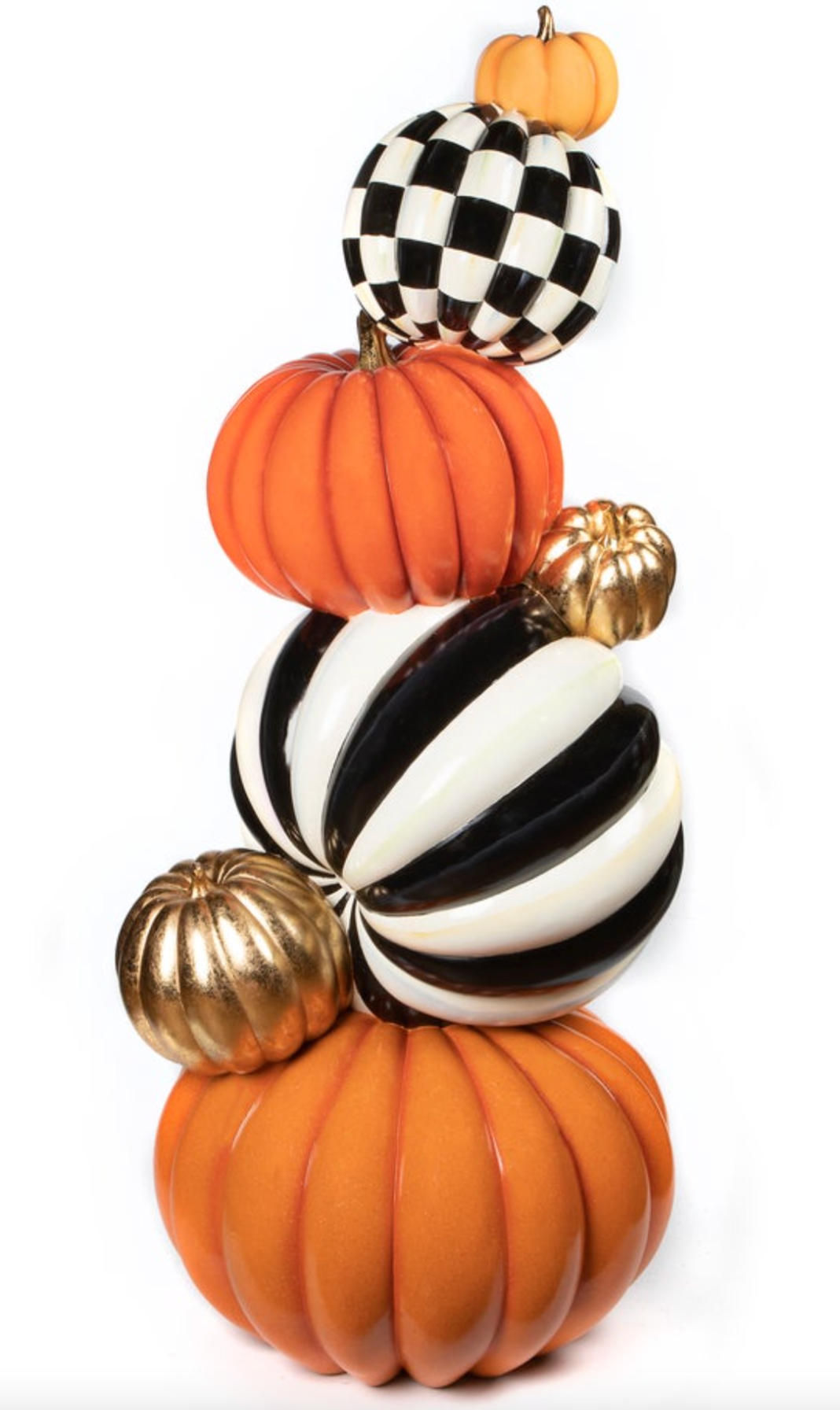 MacKenzie-Childs Pumpkin Patch Trophy Topiary