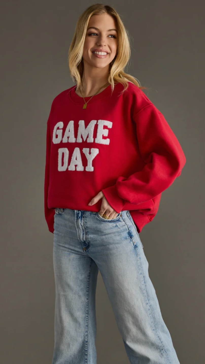 Red Game Day Sweatshirt