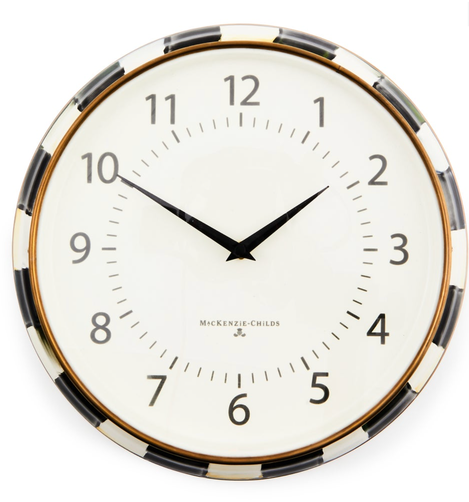 Courtly Check School Wall Clock