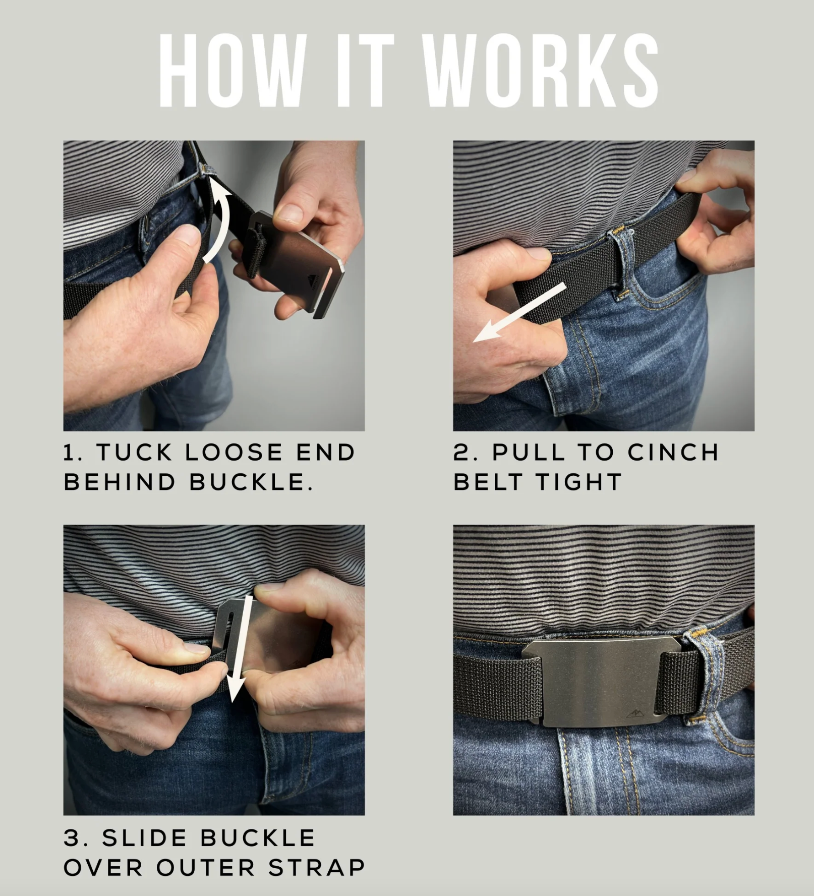 Zootility The Rift Belt - Black/Aluminum