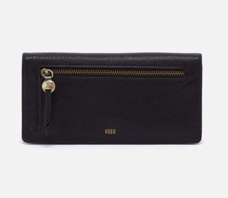 HOBO Hutton Large Wallet - Black