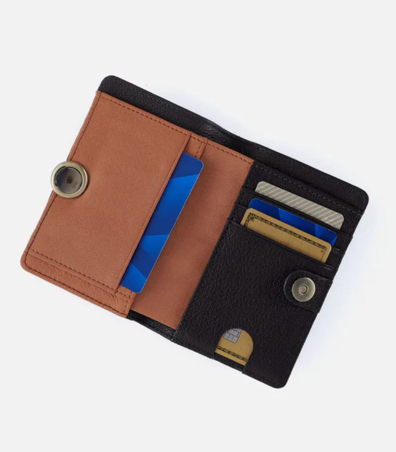 HOBO Hutton Small Wallet - Black