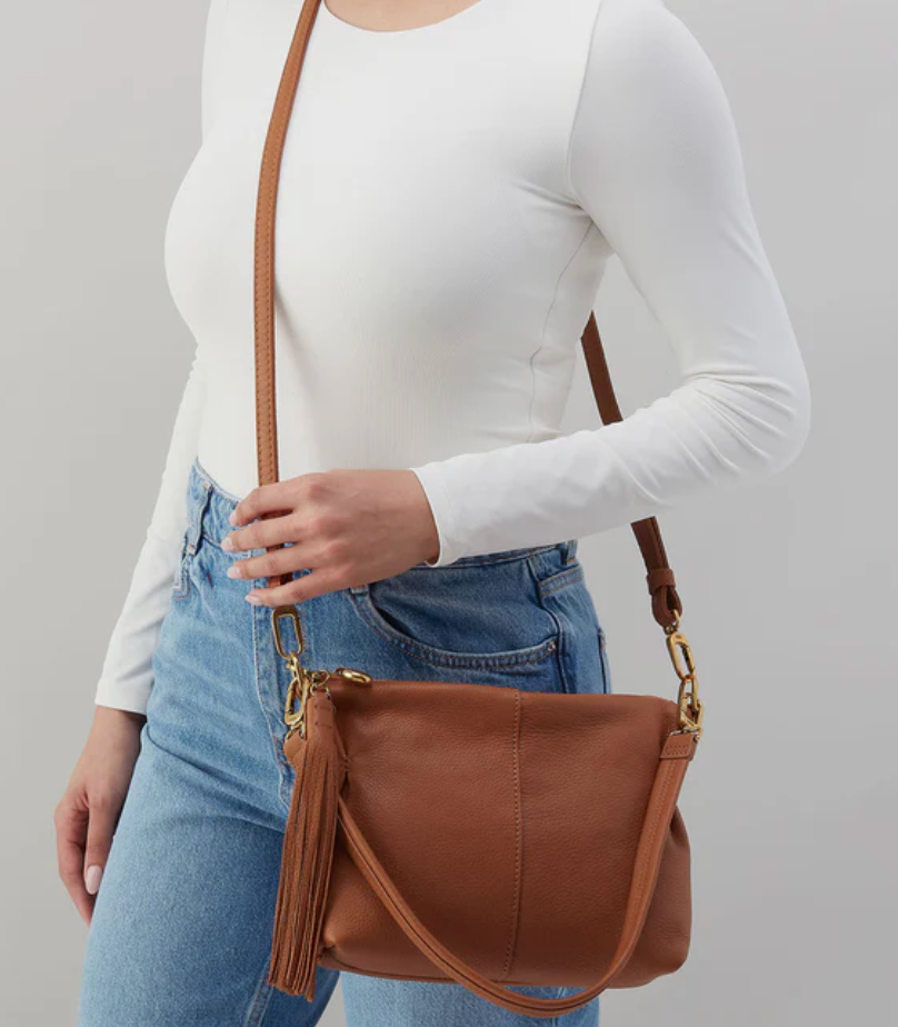 HOBO Kori Crossbody - Warm Honey Pebbled Leather