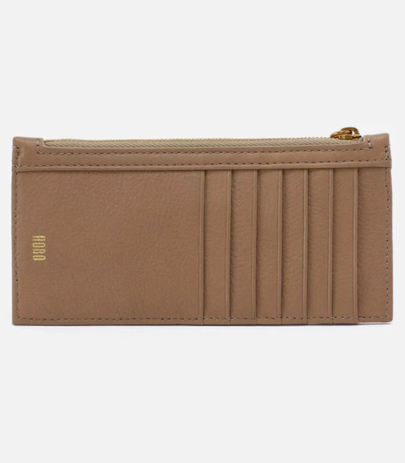 HOBO Carte Card Case - Cedar Sagebrush Pebbled Leather