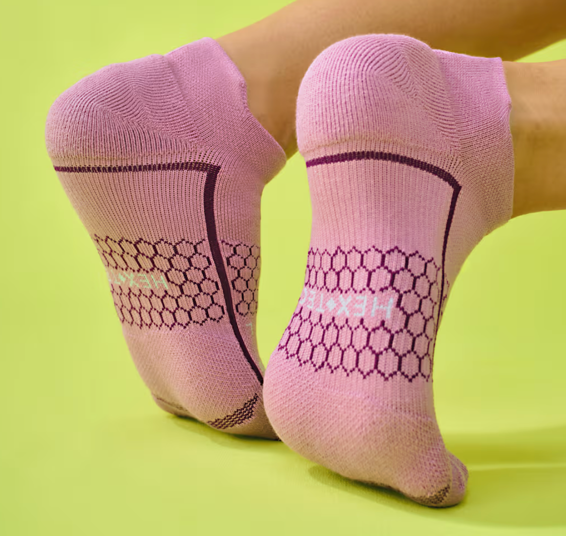 Bombas - Solid Ankle Socks Mauve Berry
