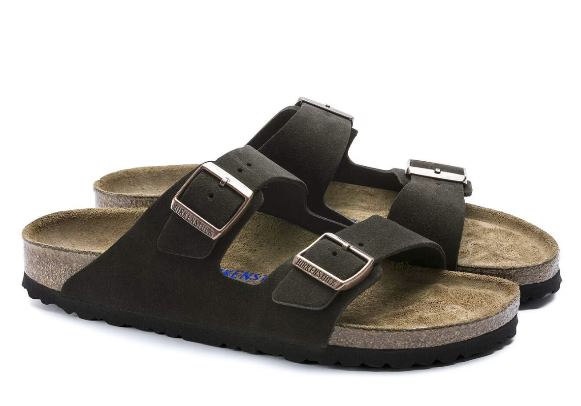 Arizona Soft Footbed Suede Mocha - Narrow