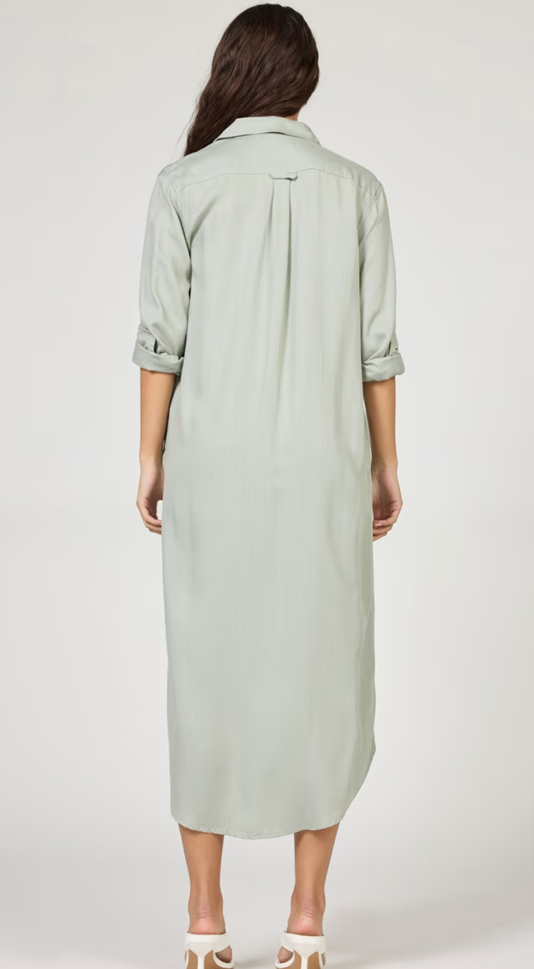 Dear John - Galina Shirt Dress - Iceberg Green