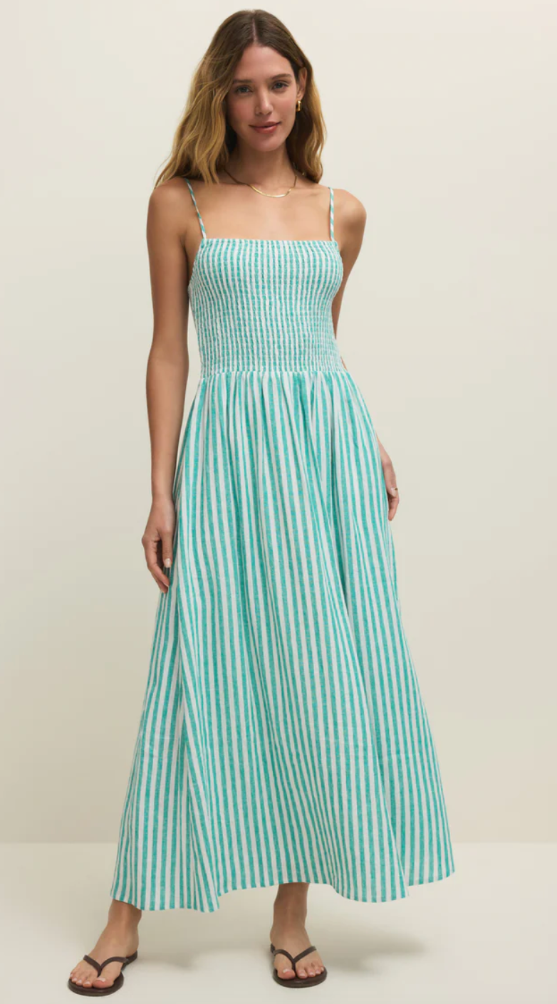 Z Supply - Bayside Stripe Linen Maxi Dress