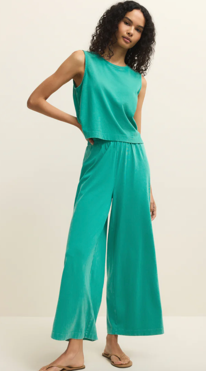 Z Supply Scout Cotton Jersey Pant - La Palma