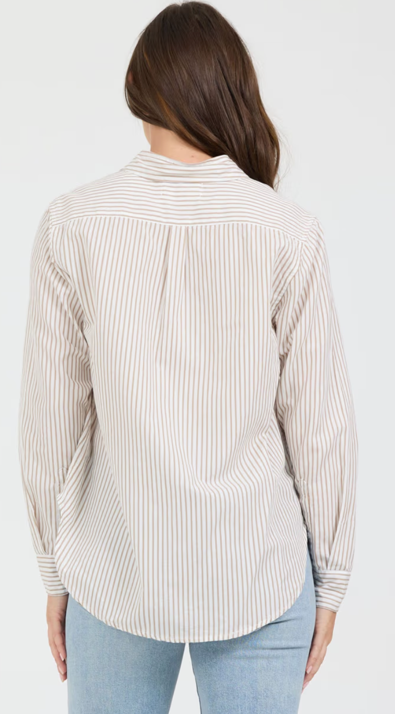Dear John - Lolita Top - Khaki Stripe