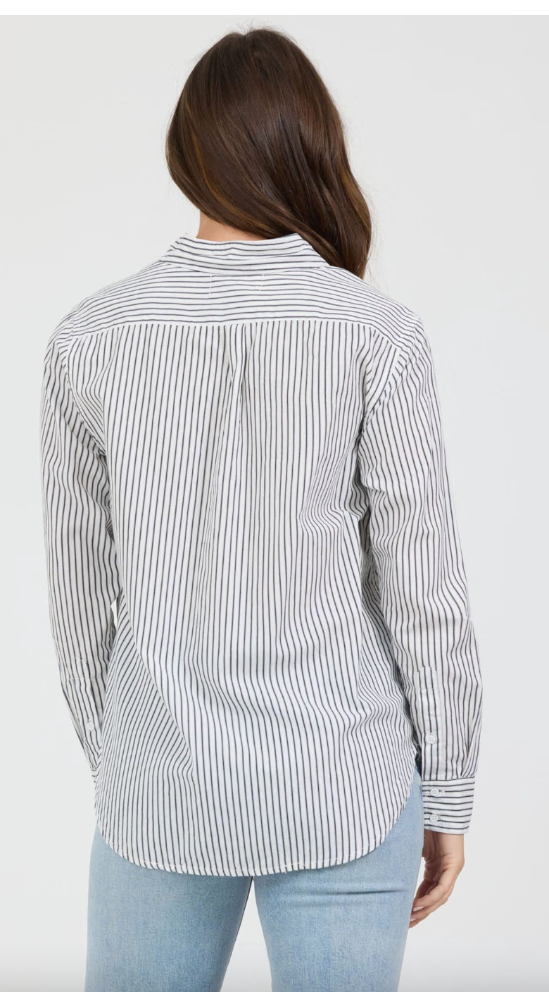 Dear John - Lolita Top - Dark Gull Stripe