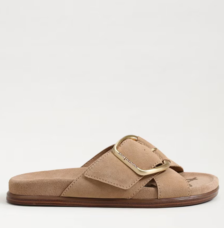 Sam Edelman Darla Buckle Sandal - Cyprus Tan