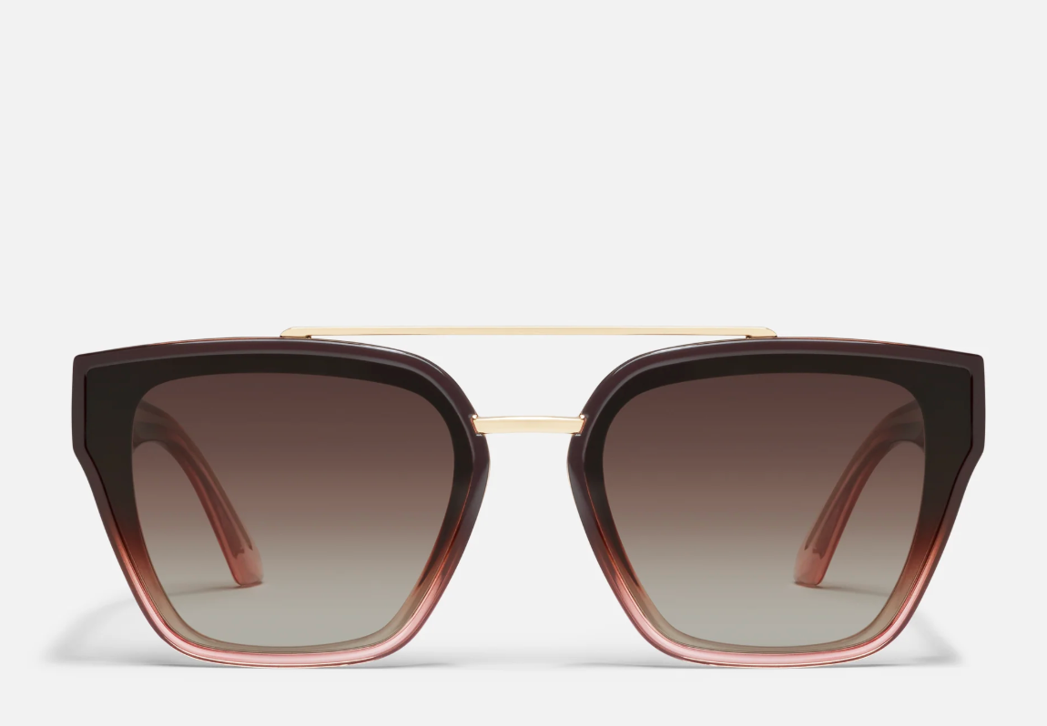 Quay Sweet Talker Sunglasses - Chocolate Peony