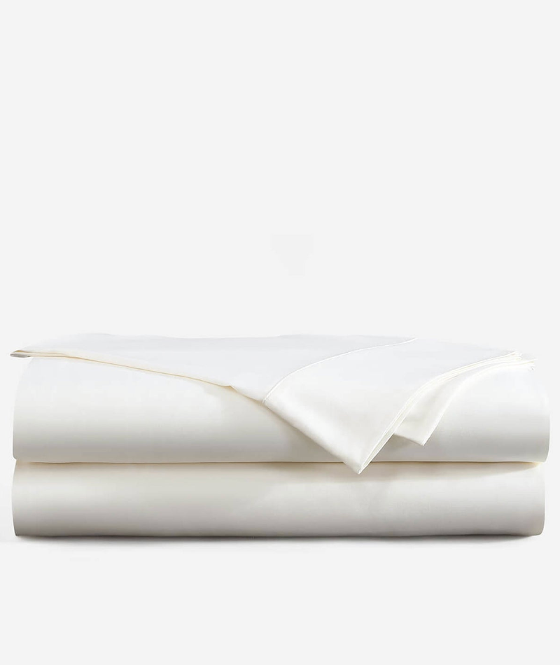 Sunday Citizen Natural Premium Bamboo Fitted Sheet Off White - King