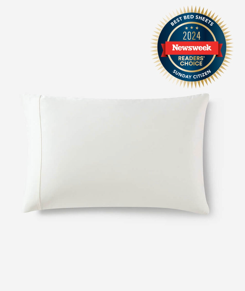 Sunday Citizen Natural Premium Bamboo Pillow Case Set Off White