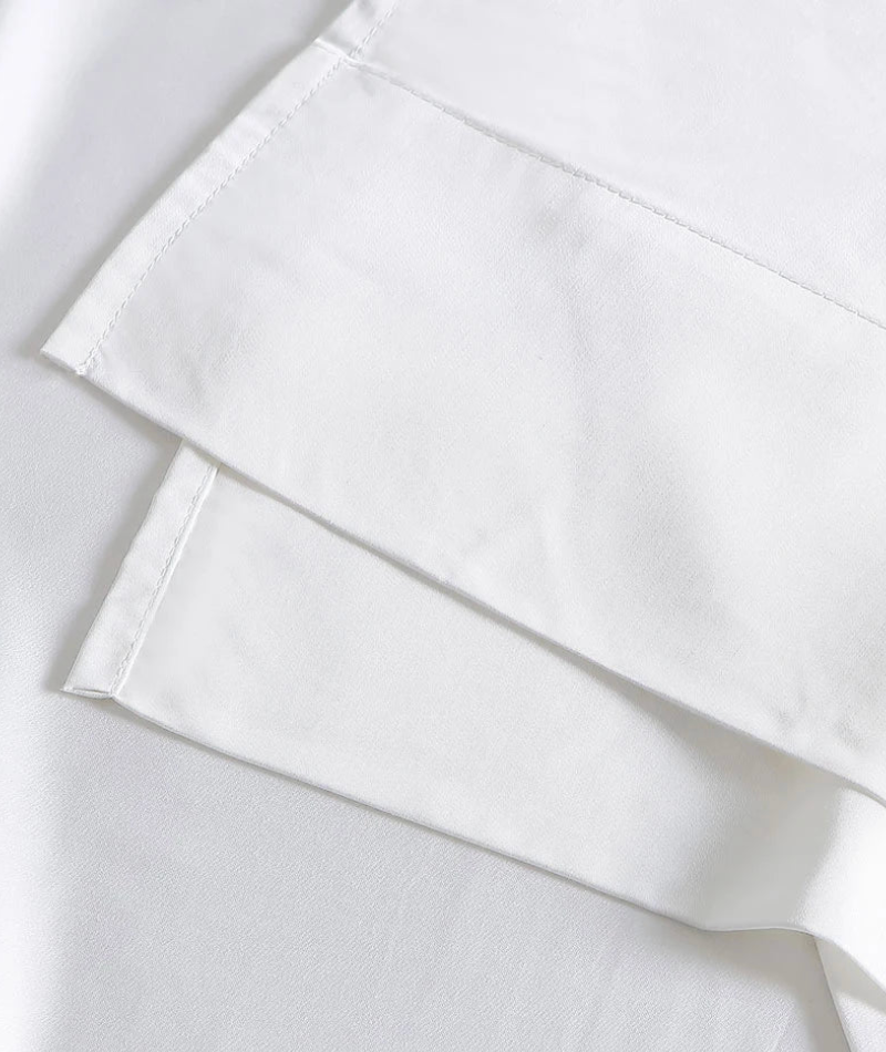 Sunday Citizen Natural Premium Bamboo Top Sheet Clear White - King