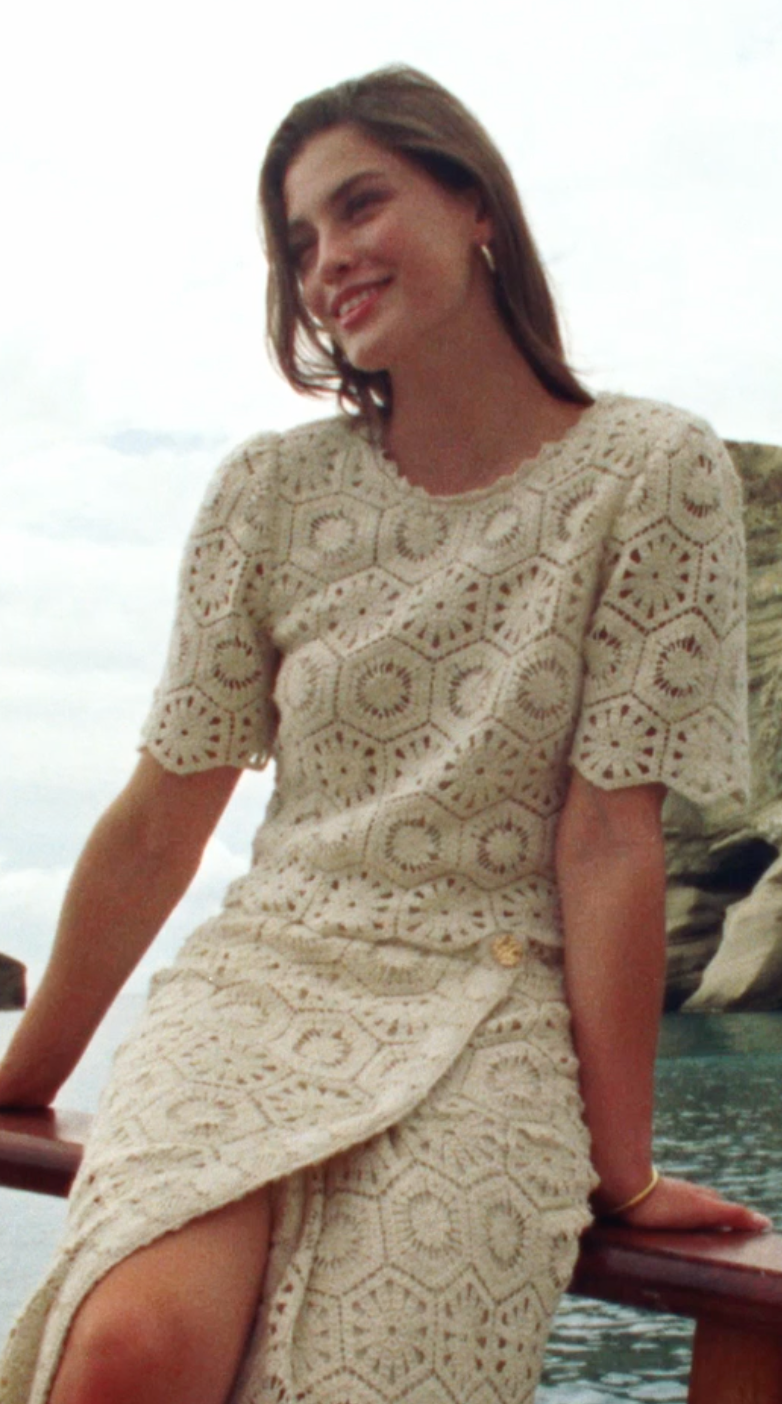 Z Supply Raquel Lace Skirt - Natural