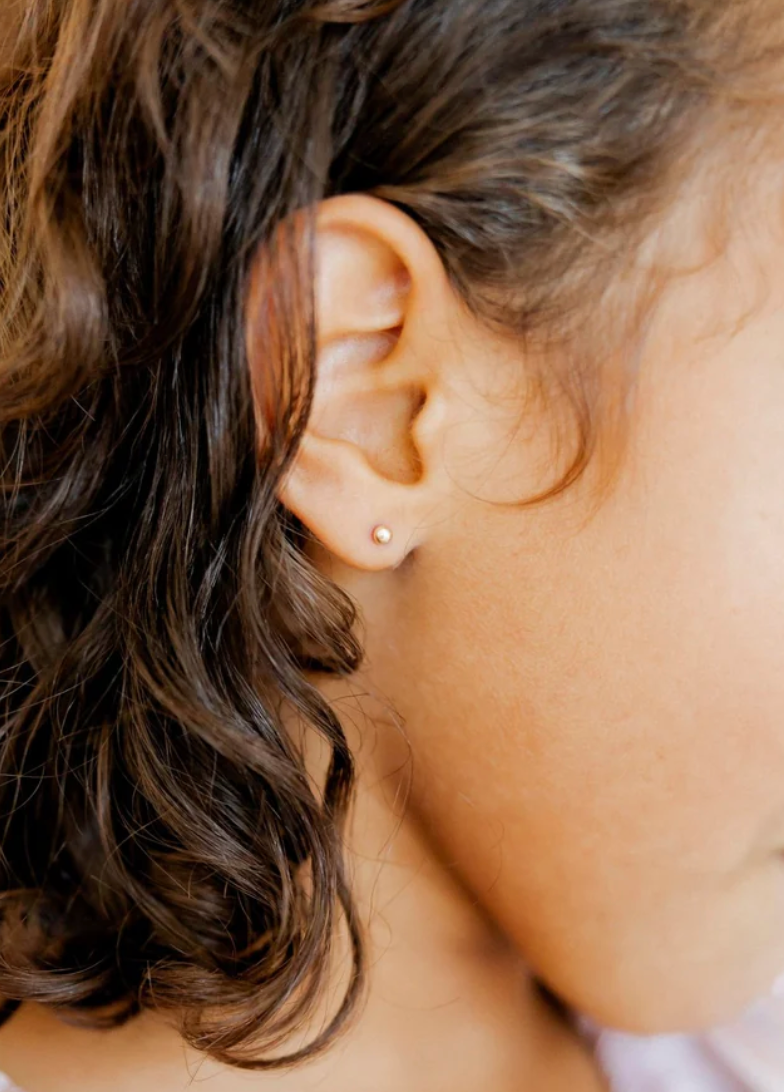Linny Co Screwback Stud - Evelyn Gold